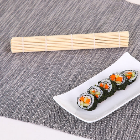 Sushi Set Bamboo Rolling Mats Rice Paddles Tools