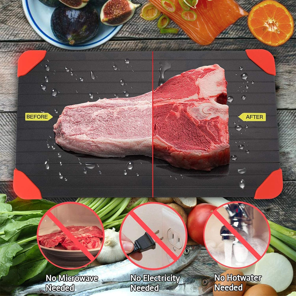 Fast Defrost Tray Fast Thaw Frozen Food Meat