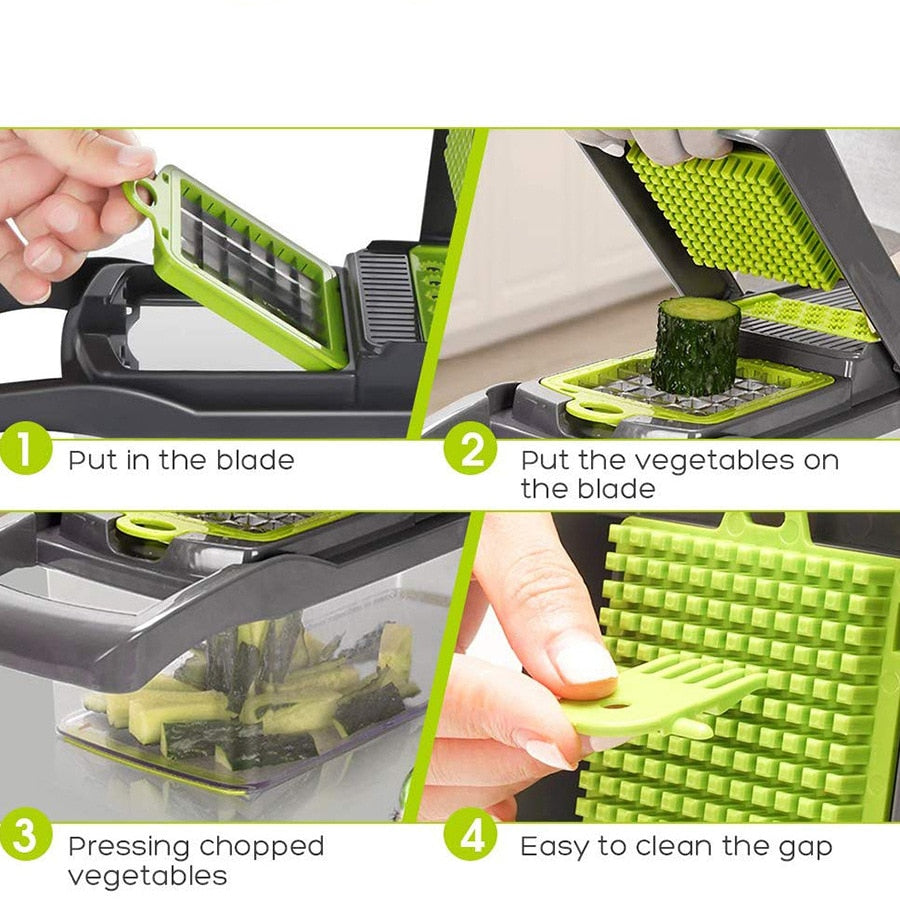 Upgrade Vegetable Cutter Gadgets Garlic Press