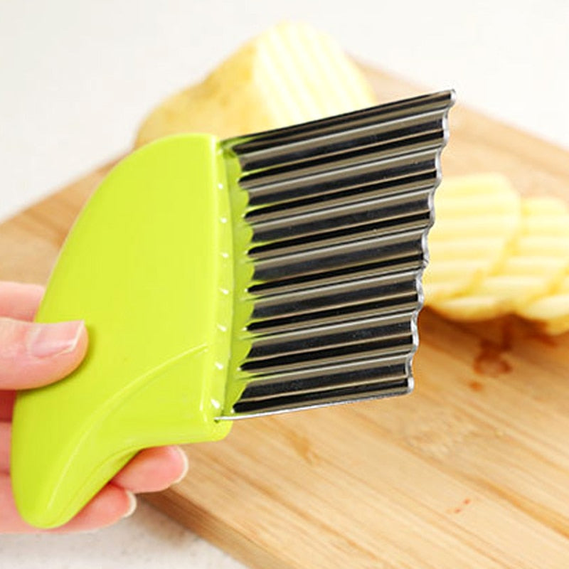 Potato Cutter Stainless Steel Wavy Knife French Fry