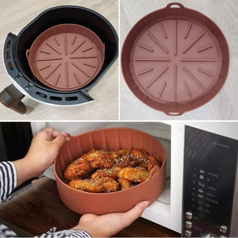 Silicone Pot for Airfryer Reusable Air Fryer