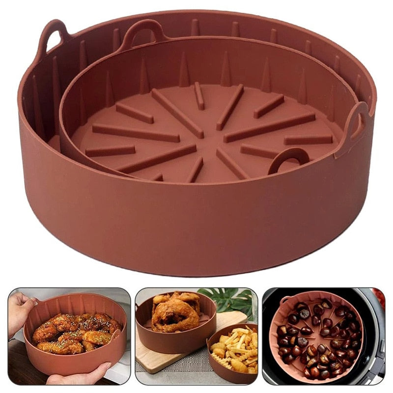 Silicone Pot for Airfryer Reusable Air Fryer