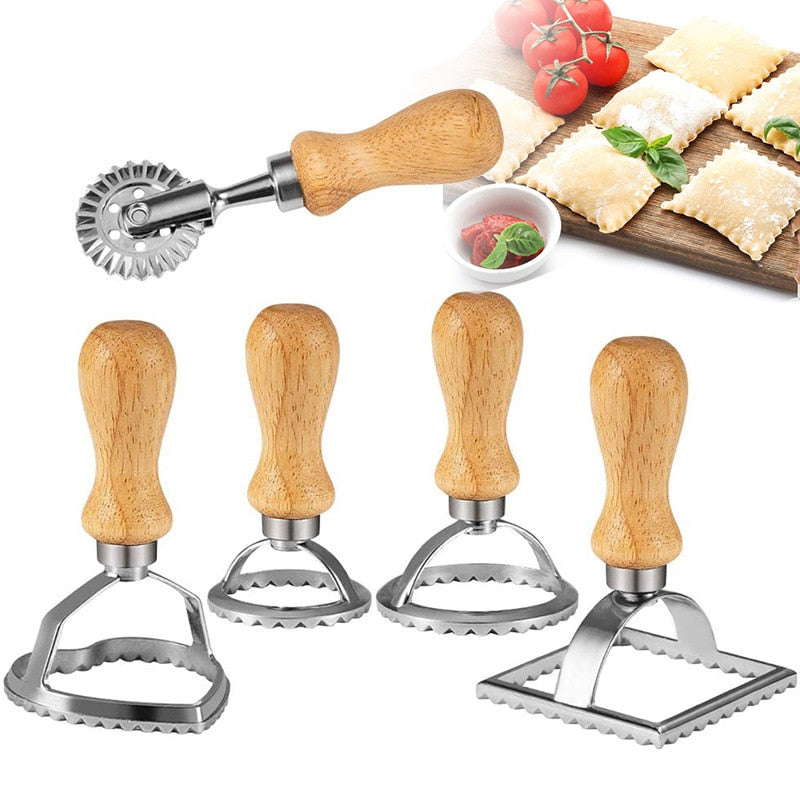 Pastry Press Mold Ravioli Cutter Dumpling Lace