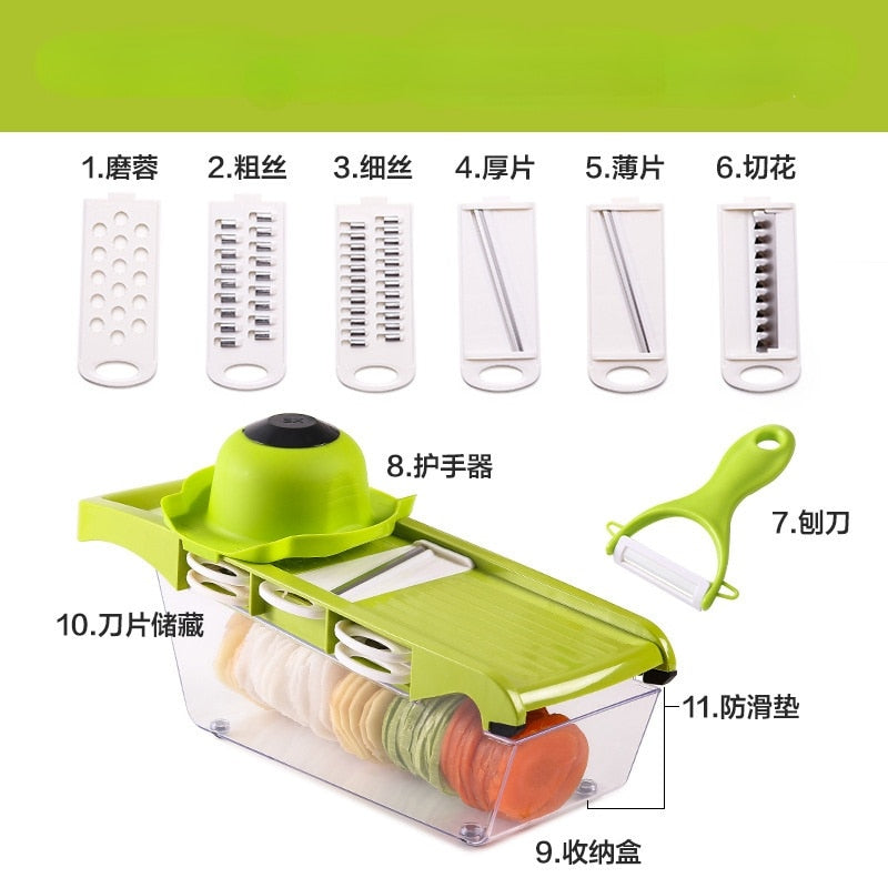 Multifunctional Vegetable Cutter for Kitchen Fruit Slicer