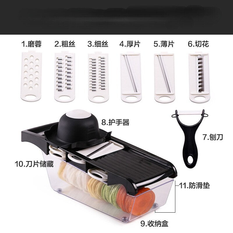 Multifunctional Vegetable Cutter for Kitchen Fruit Slicer