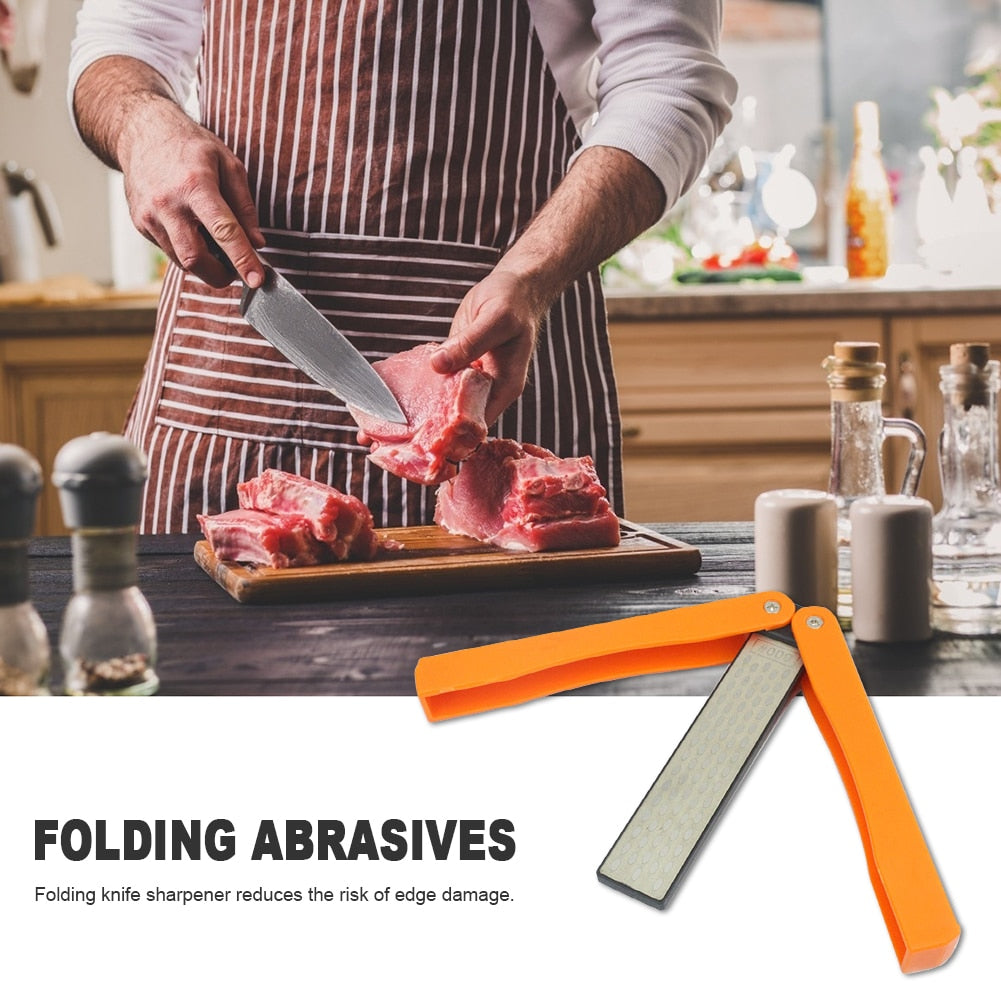 Folding Knife Sharpener Double-Sided