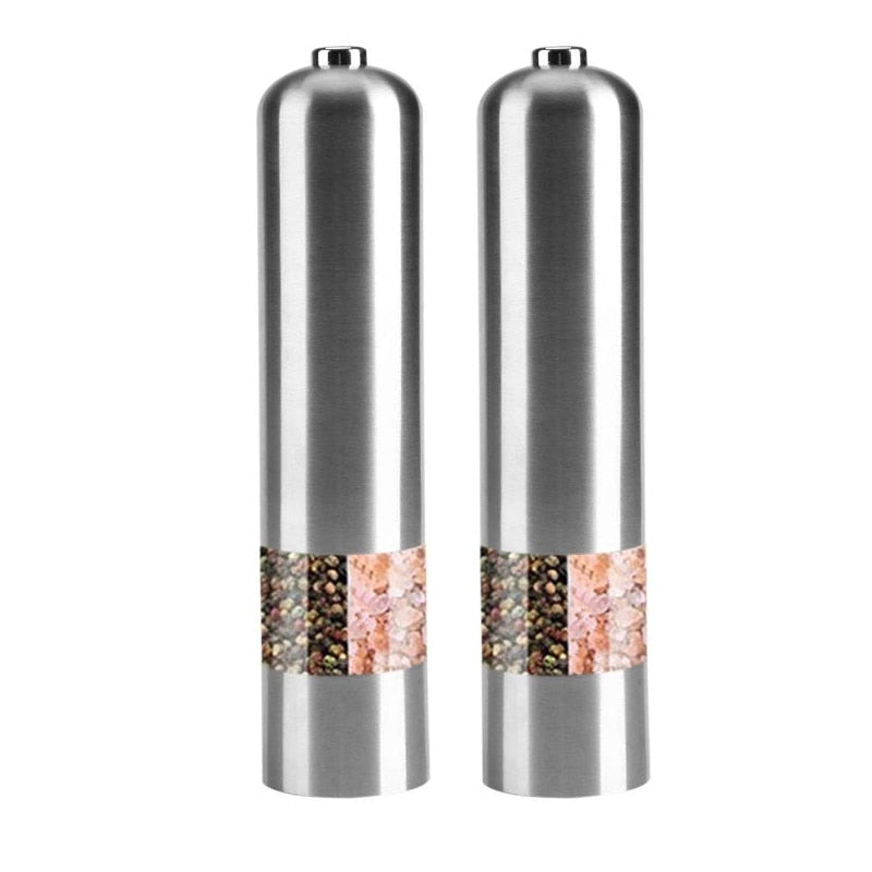 Stainless Steel Electric Salt and Pepper