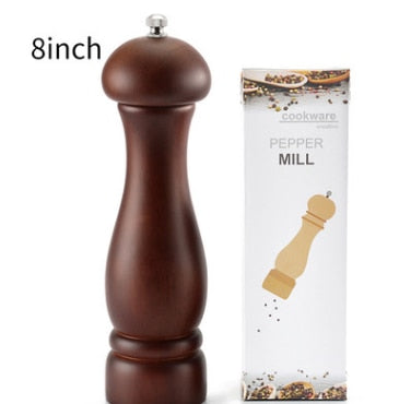 Solid Wood Spice Pepper Mill