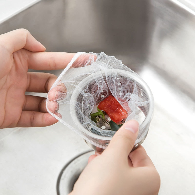 Sink Filter Mesh Kitchen Trash Bag