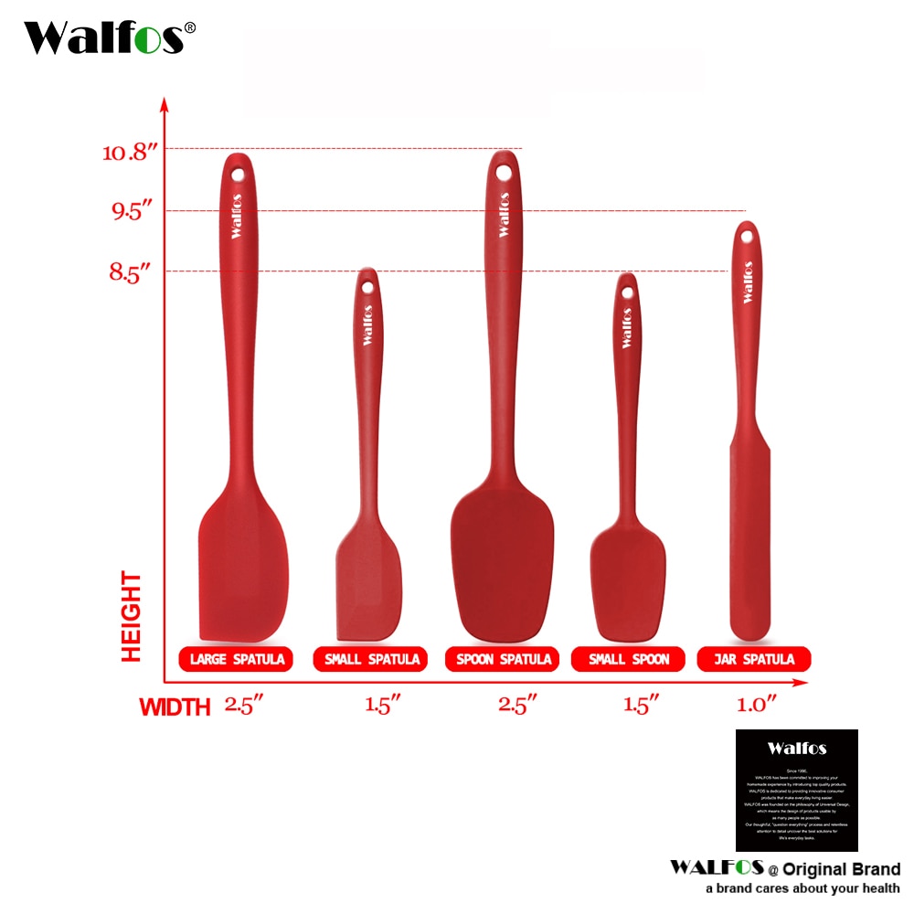 Kitchen Utensil Cooking Tools Silicone Spatula Set