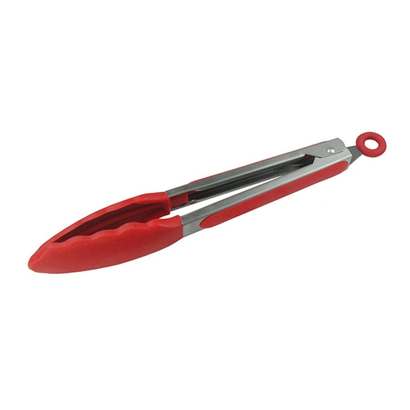 Silicone Barbecue Grilling Tongs