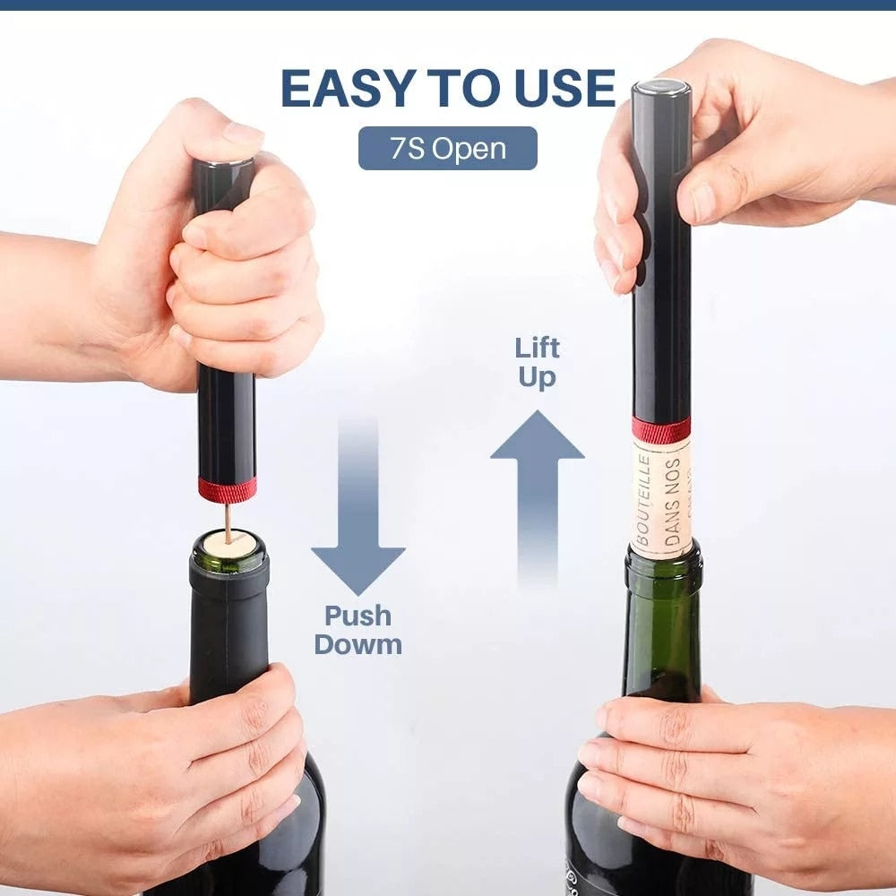 Air Pump Wine Opener Set Portable