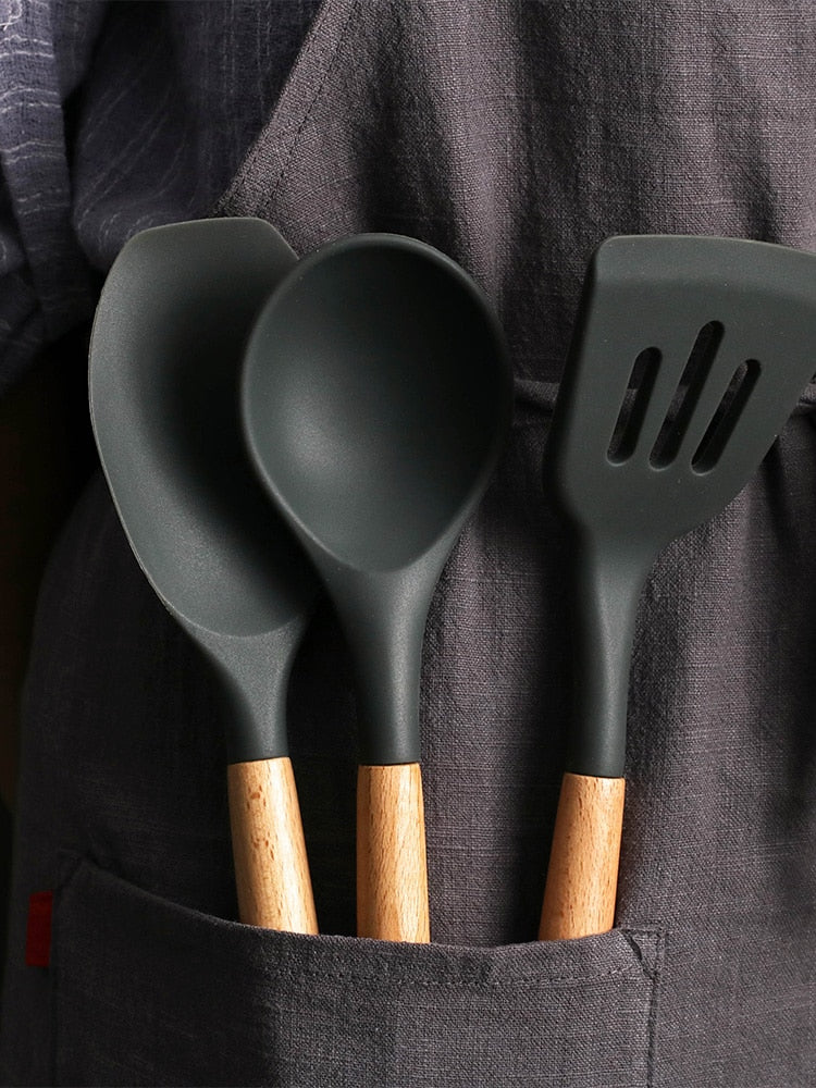 Silicone Cooking Utensils kitchen Accessories Set