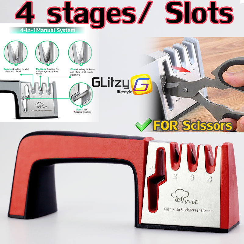 Knife Sharpener 3 Stages Professional Whetstone