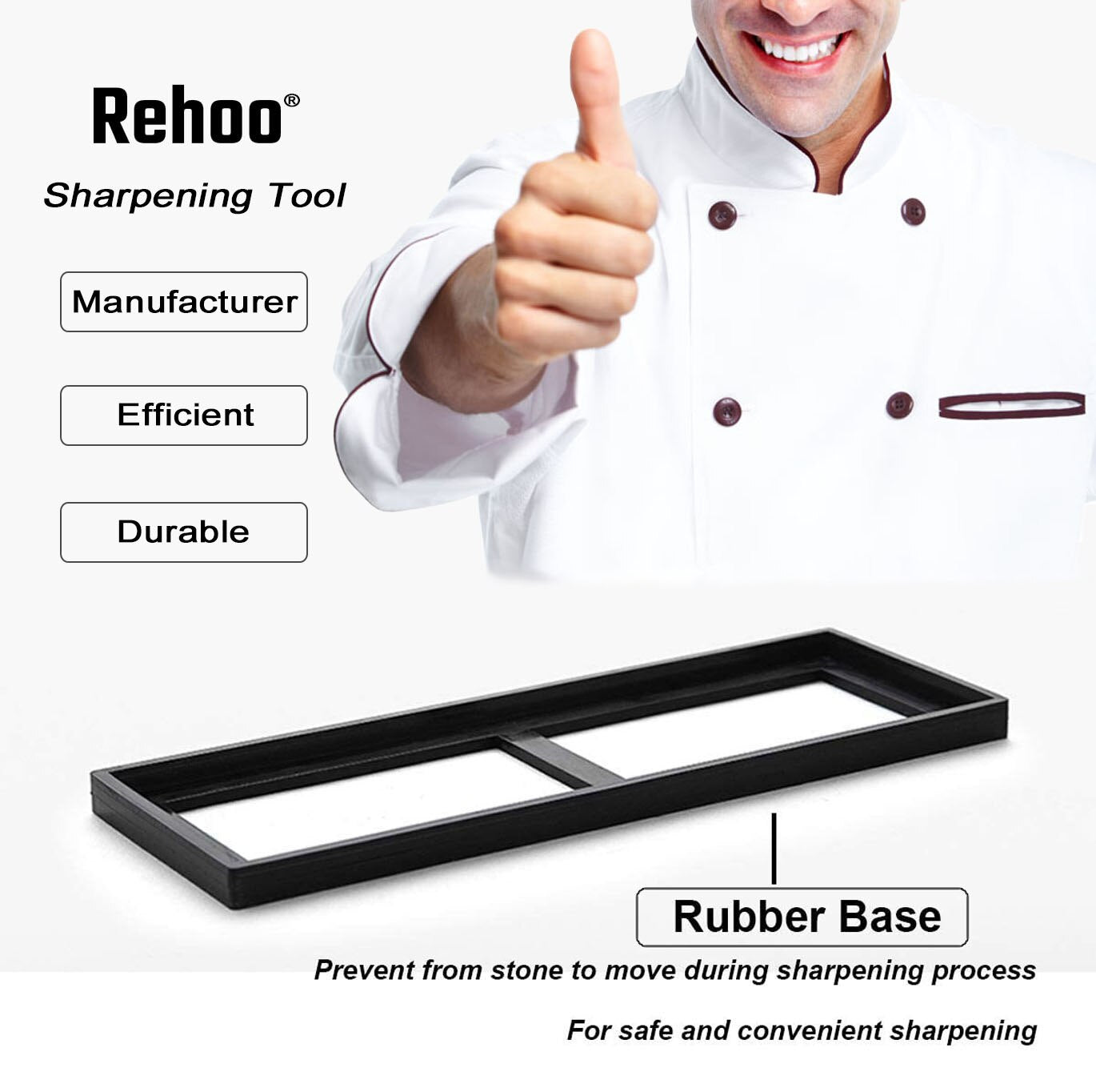 Rehoo Double-sided Sharpening Stone Set