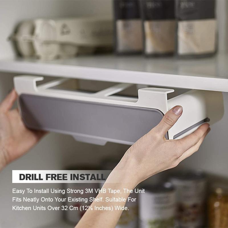 Self-adhesive Wall-mounted Under-Shelf Spice