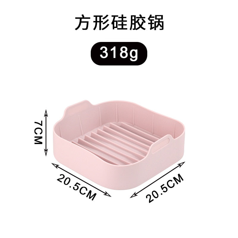 Silicone Pot for Airfryer Reusable Air Fryer