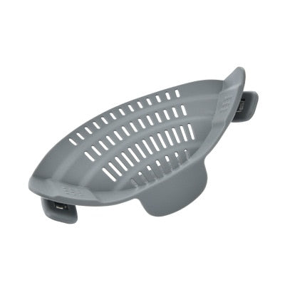 Silicone Kitchen Strainer Clip Pan Drain