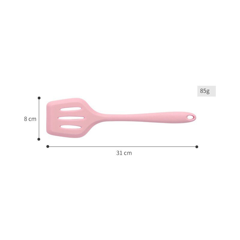 Pink Silicone Heat-Resistant Spatula