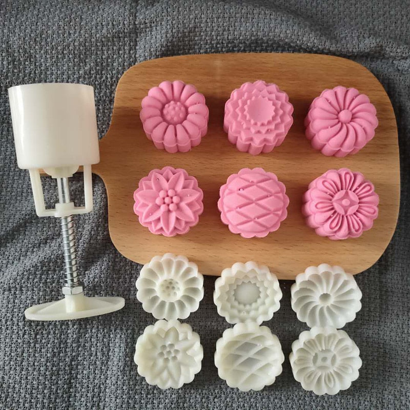 Flower Shape Mooncake Moulds