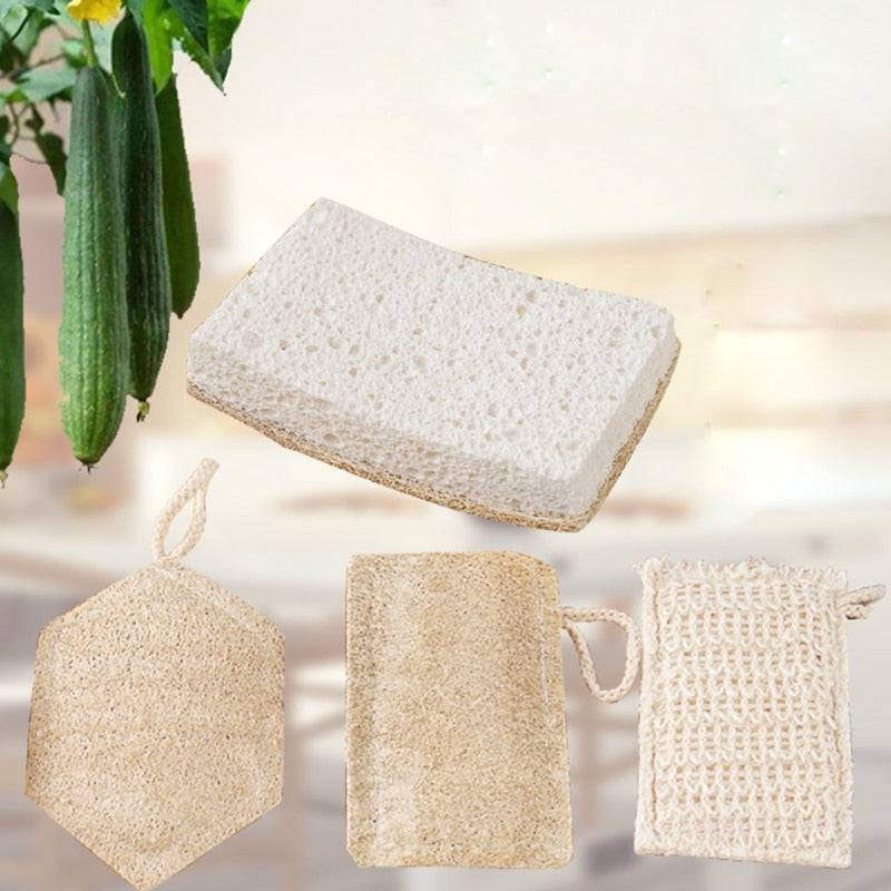 New Natural Luffa Floristic Biodegradable Sponge