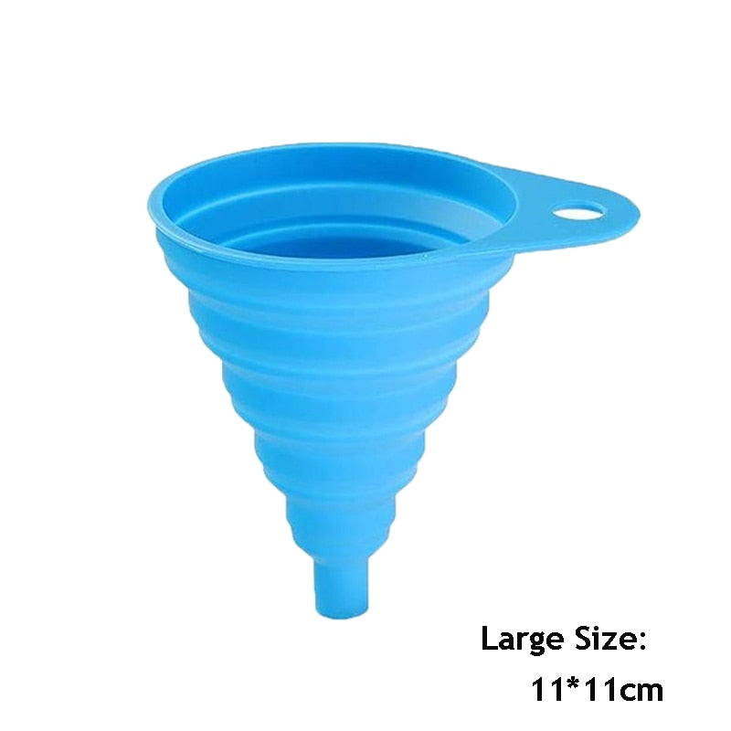 Mini Foldable Funnel Silicone Tools