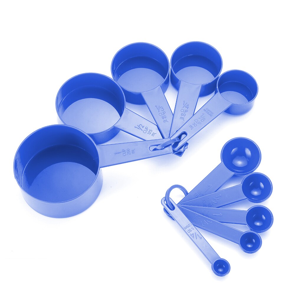 Color Measuring Cups And Measuring Spoon