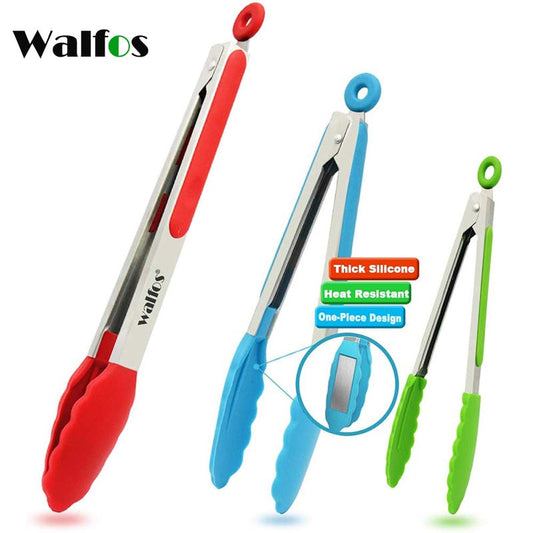 Silicone Food Tongs Kitchen Utensil