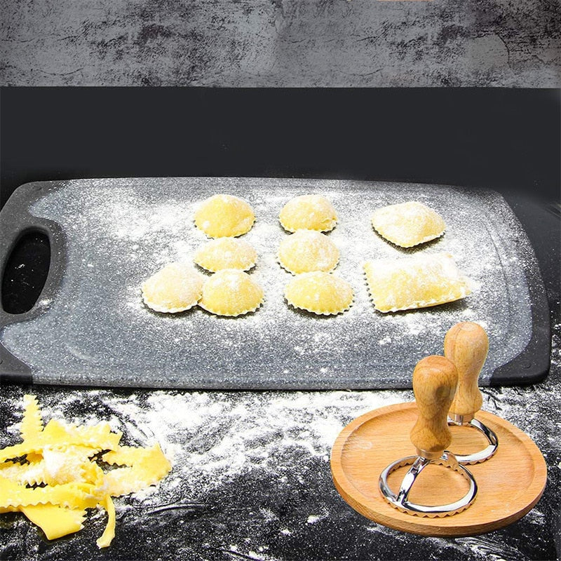 Pastry Press Mold Ravioli Cutter Dumpling Lace