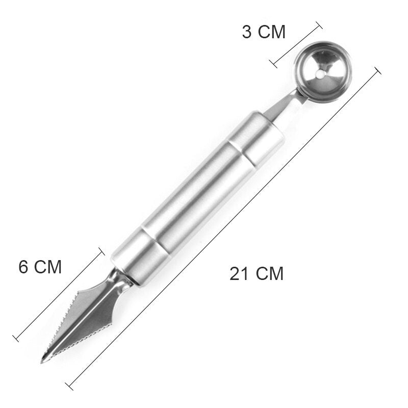 Stainless Steel Watermelon Slicer Fruit Knife Windmill