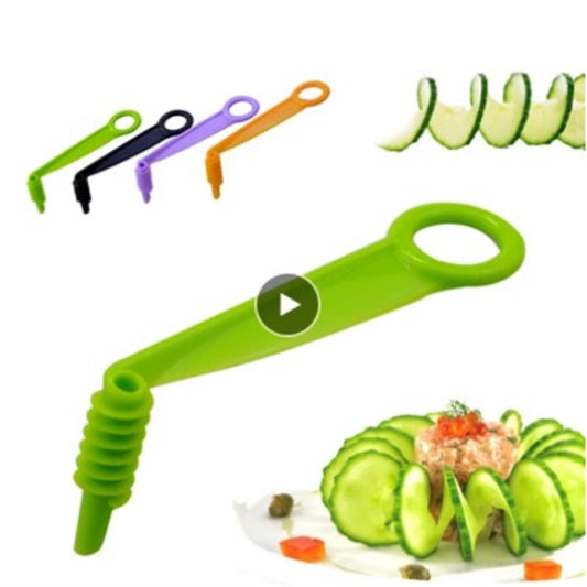 1Pc Random Color Manual Cucumber Spiral Slicer