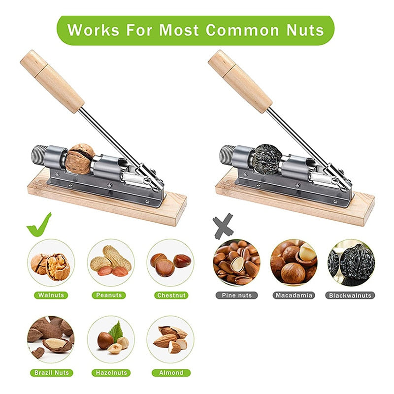 Nut Cracker Easy Opener Tools Cuisine Press Chopper