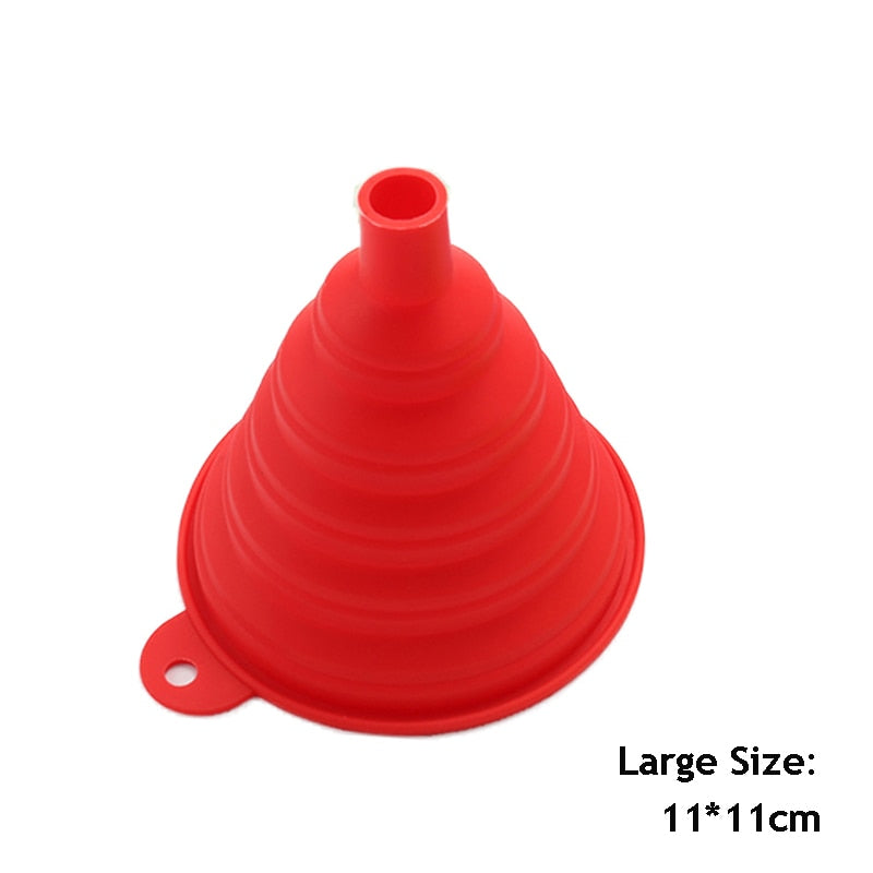 Mini Foldable Funnel Silicone Tools