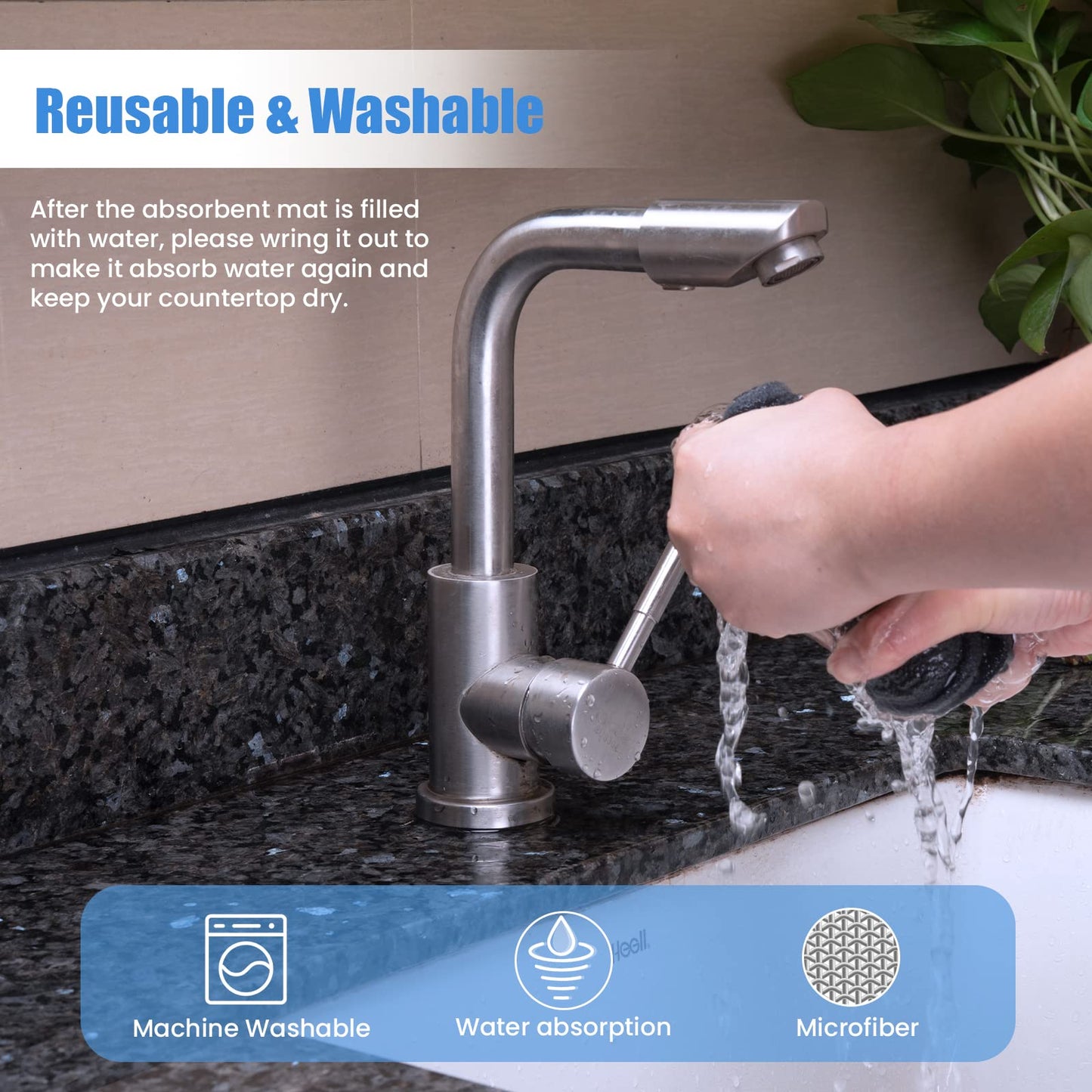 Splash Countertop Absorbent Mat