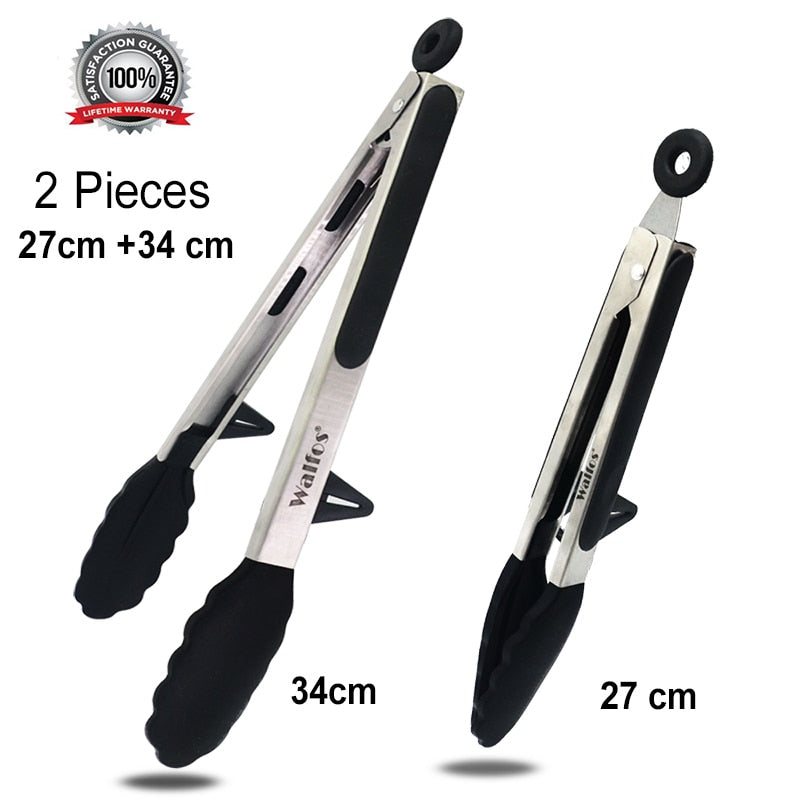 Silicone Food Tongs Kitchen Utensil