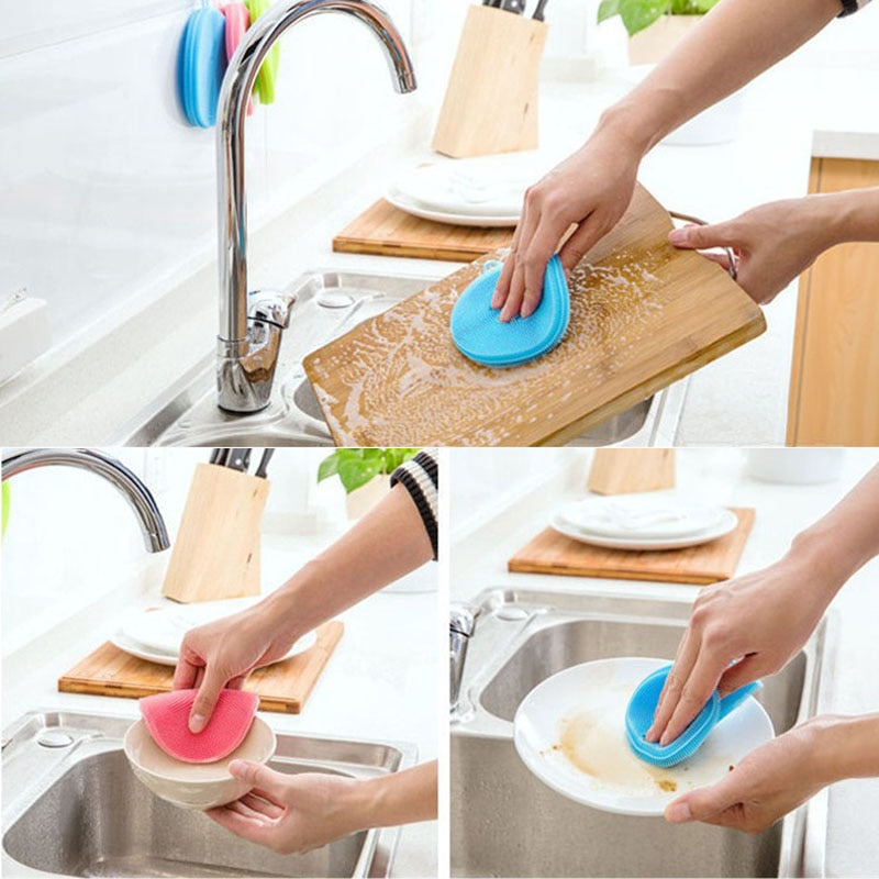 Silicone Cleaning Brush Dishwashing