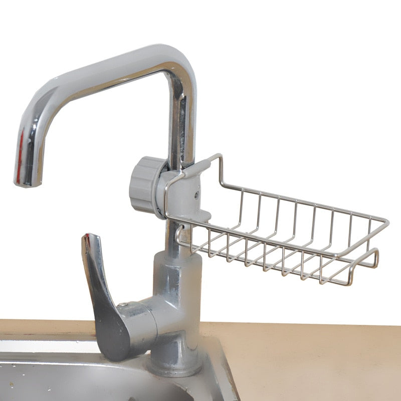 Kitchen Sink Faucet Shelf Stainless Steel