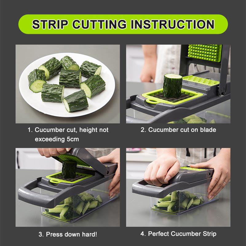 8In1Multifunctional Vegetable Cutter