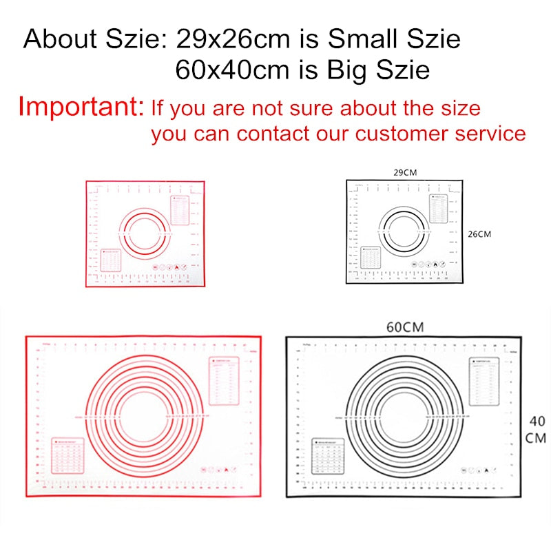 Silicone Baking Mat Pizza Dough Maker