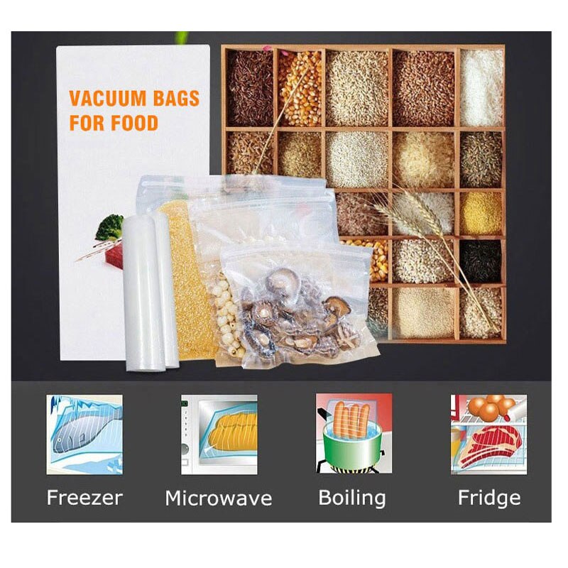 Vacuum Food Sealer Bags Roll Storage