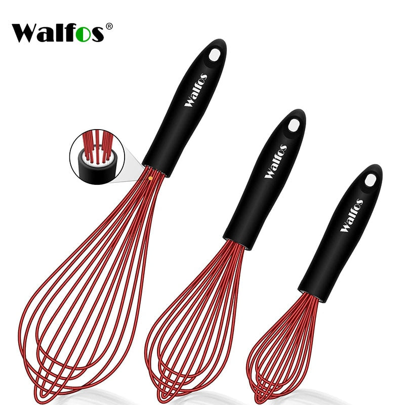 Manual Whisk Mixer Mini Plastic Kitchen Whisk