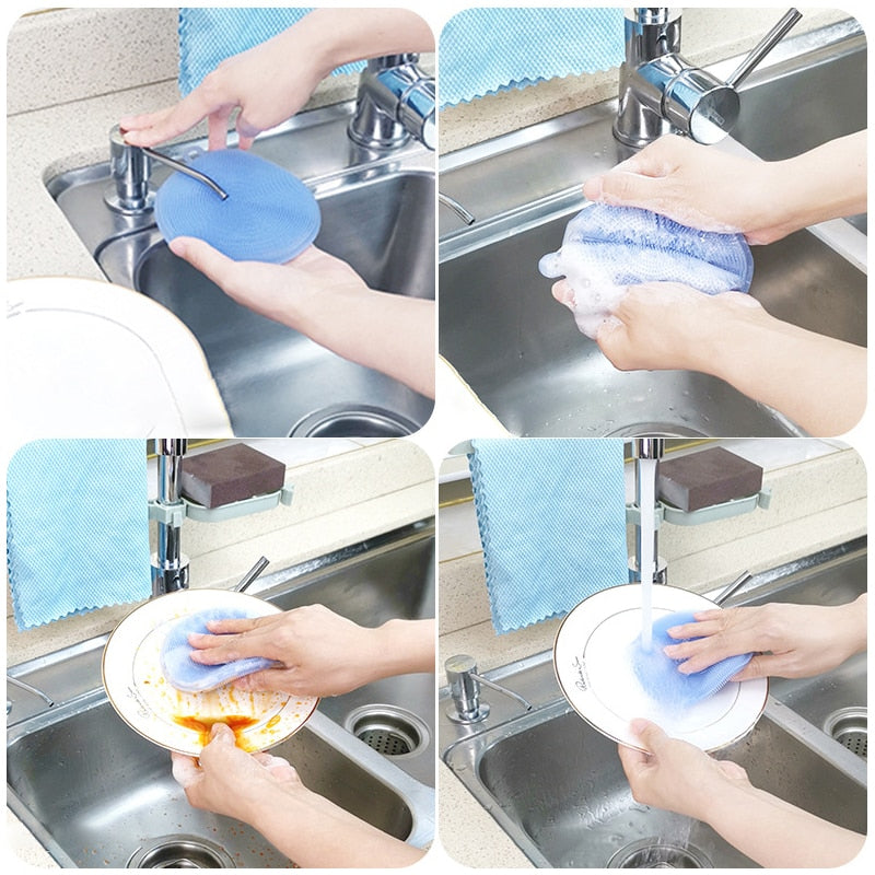 Kitchen Cleaning Brush Silicone