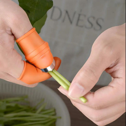 Farm Vegetable Fruit Picker Silicone Thumb Knife