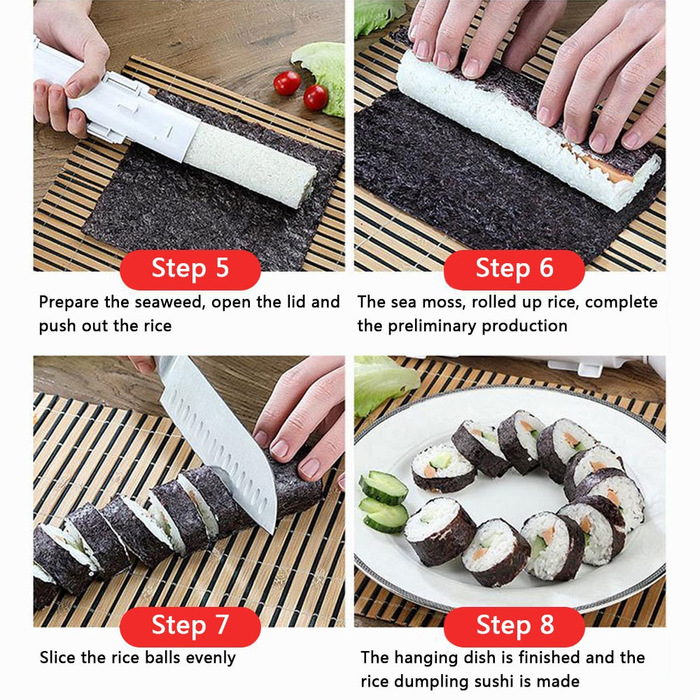 Quick Diy Sushi Maker Set Machine Rice Mold