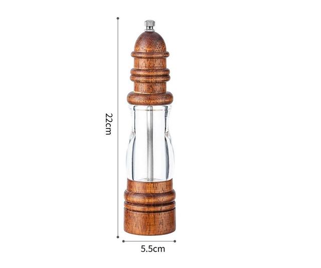 Solid Wood Spice Pepper Mill