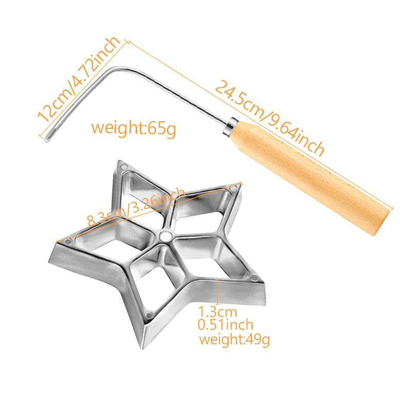 Iron Maker Bunuelos Mold Waffle