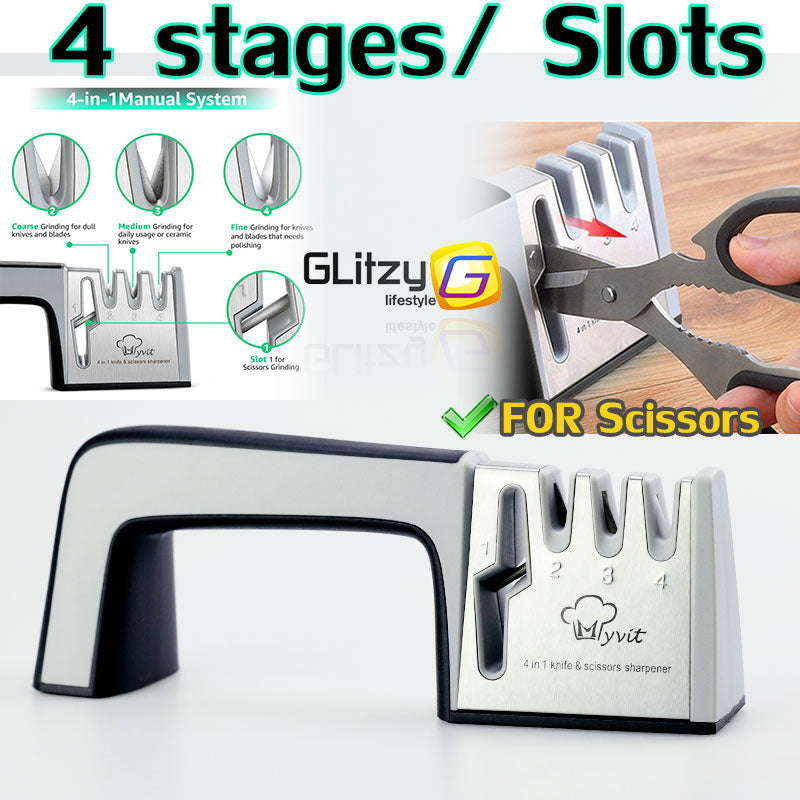 Knife Sharpener 3 Stages Professional Whetstone