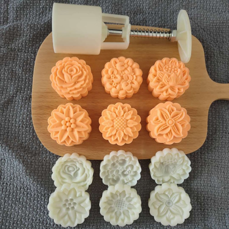 Flower Shape Mooncake Moulds