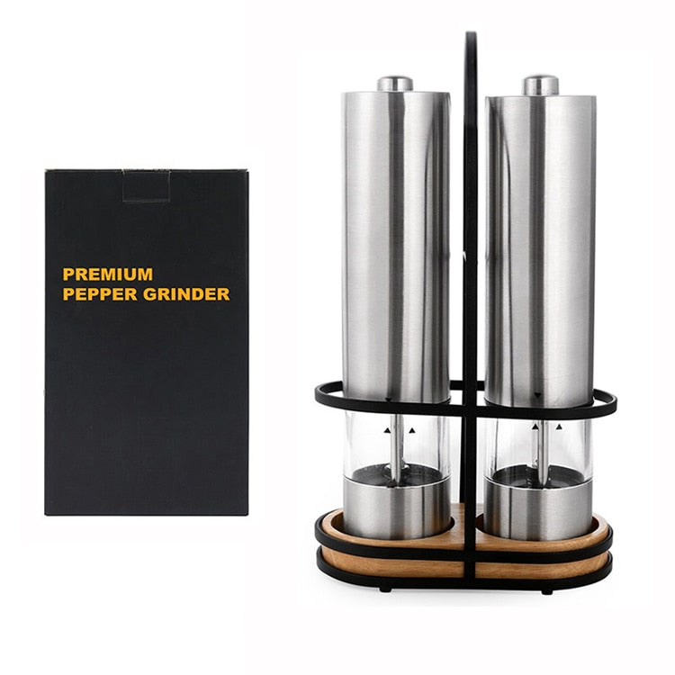 Stainless Steel Electric Salt and Pepper