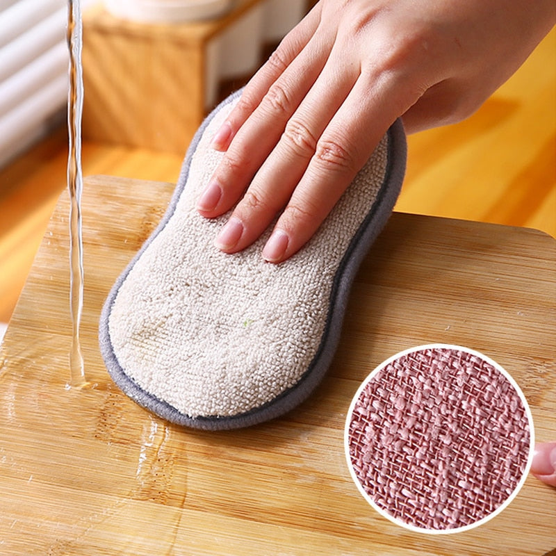 Double Sided Kitchen Cleaning Sponge